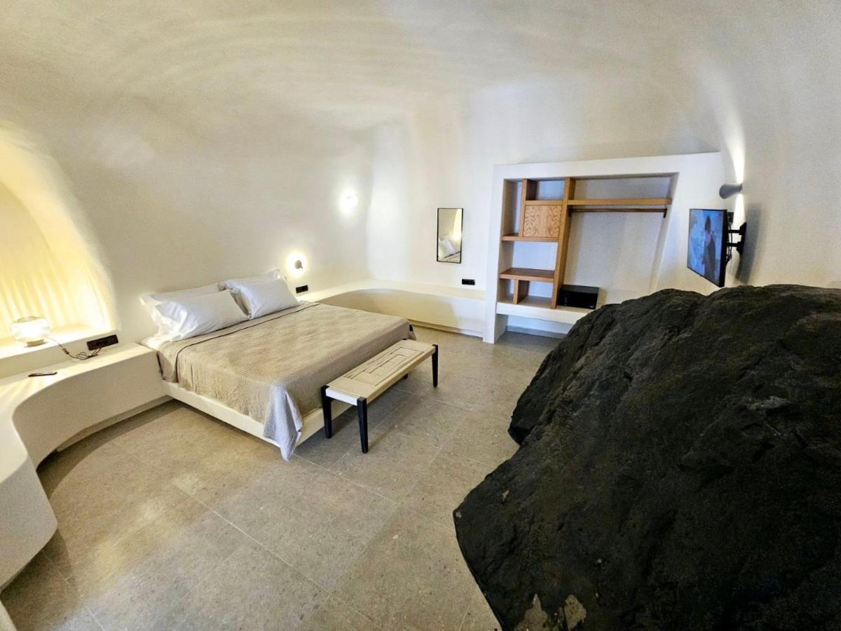 Petroma Cave Suites Vourvoúlos Dış mekan fotoğraf